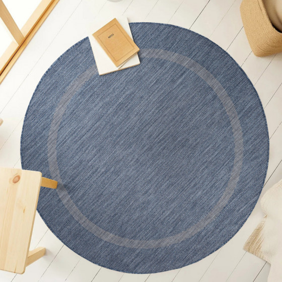TAPIS ROND RELAX 120x120 4311 BLUE