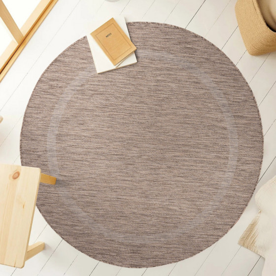 TAPIS ROND RELAX 120x120 4311 BROWN