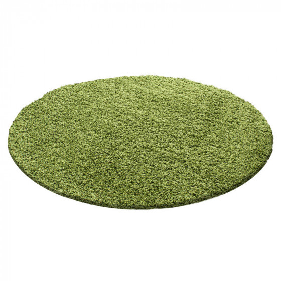 TAPIS ROND LIFE SHAGGY 120x120 1500 GREEN