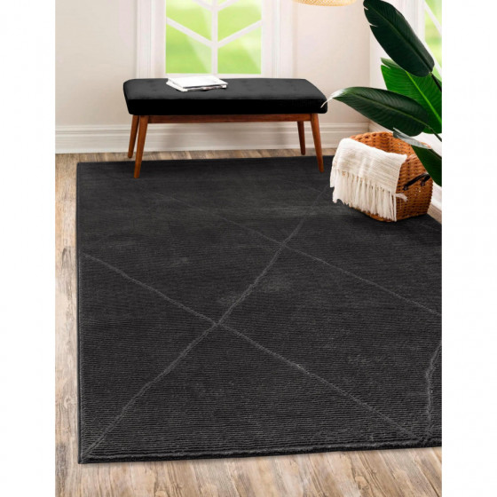 TAPIS ROND SIGN 160x160 /1903 900-Anthracite
