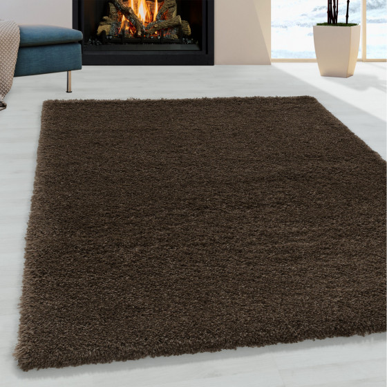 TAPIS FLUFFY 140x200 BROWN