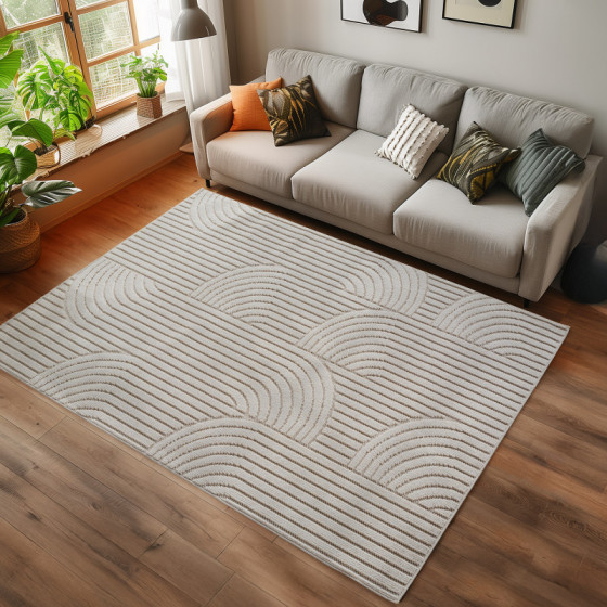 TAPIS HELIX 140x200 2201 BEIGE