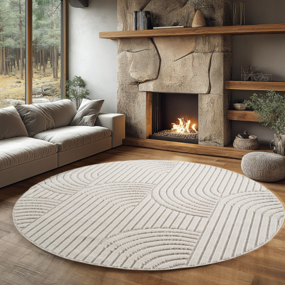 TAPIS ROND HELIX 200x200...
